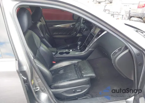 2017 Infiniti Q50 3.0T Red Sport 400 из США, поврежденный, VIN JN1FV7AP7HM850618